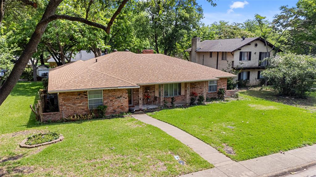 SHOWSTOPPER IN DESOTO — UPGRADED FROM TOP TO BOTTOM!

Don't miss your chance to own this stunning, fully updated gem in DeSoto! Every detail has been thoughtfully curated, making this one of the most move-in-ready homes on the market. Dramatic exposed beams anchor the open living and dining spaces with warmth and character, while designer-inspired finishes carry throughout every room.

The heart of the home, a beautifully appointed kitchen, features sleek granite countertops, a brand-new sink, gas cooktop, oven, microwave, and vent hood, all ready for your next gathering. Both bathrooms have been tastefully transformed, including a luxurious renovated primary bath and a stunning tiled secondary shower.

Peace of mind comes standard with major structural and mechanical upgrades already completed: foundation leveling & elevation work completed, new roof, gutters and improved drainage systems (2024), new water heater, upgraded garage door, and a 10 SEER HVAC system for year-round comfort. An elevated front porch adds serious curb appeal, while fresh interior paint and new wood-look flooring, installed throughout the entire home, including closets complete the picture.

Located just minutes from Mosley Park, Pool & Ballpark, featuring trails, playgrounds, and recreation for the whole family, and conveniently close to shopping, dining, schools, and major highways.

The work is done...just move in and enjoy!