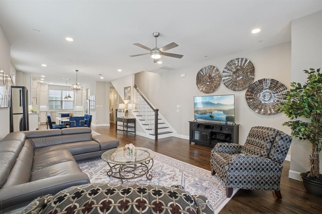 Private end-unit townhome located inside a gated Oak Lawn community offering added privacy, security, and reduced street noise. Prime location with easy access to the Dallas North Tollway, I-35, Hwy 75, Uptown, Victory Park, the Medical District, and many of Dallas's top restaurants, shopping, and entertainment.

Spacious and light filled with refinished hardwood floors, new roof, new carpet, and updated exterior siding and paint. The open concept main level is perfect for entertaining with a large kitchen island, stainless steel GE Cafe appliances, and generous living and dining spaces.

All three bedrooms feature en-suite baths, including a large primary suite with spa style bath and two walk in closets. Enjoy the rooftop deck with beautiful Uptown and Downtown views. Ideal for relaxing or entertaining.

Option to purchase furnished for a true turnkey, lock-and-leave home. Schedule your private showing today.