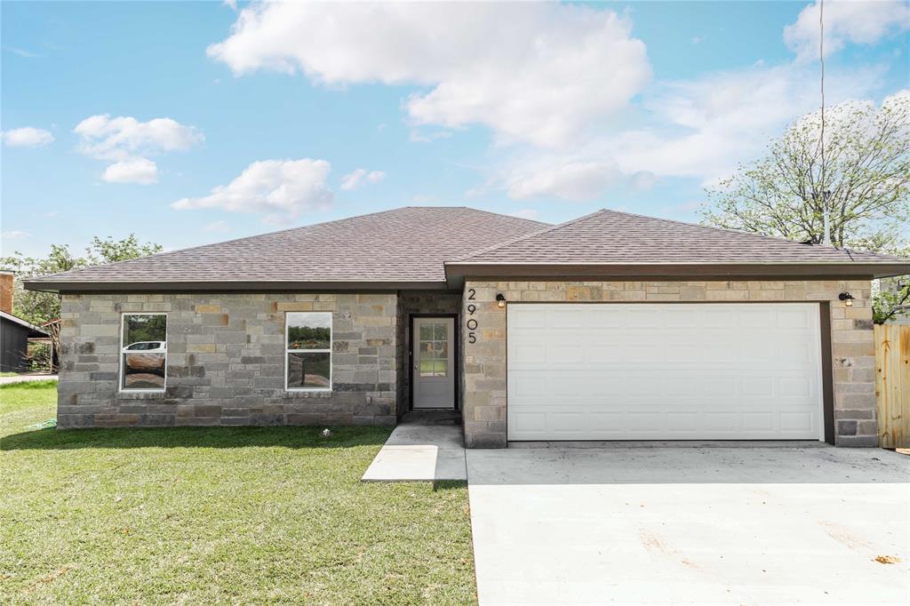 New construction opportunity in Brownwood—still under construction and offering buyers the rare chance to personalize key design selections. Located at 2905 Hemphill Street, this thoughtfully designed 3-bedroom, 2-bath home will feature an open-concept floor plan ideal for both everyday living and entertaining. Buyers who act early may have input on wall colors, flooring, countertops, fixtures, and other finishes, allowing the home to reflect their personal style.
The exterior showcases an attractive rock façade that adds curb appeal, along with a two-car garage for convenience and storage. Inside, the open layout will provide a seamless flow between living, dining, and kitchen spaces, maximizing functionality and natural light.
This is an excellent opportunity to own a brand-new home with custom touches in a secluded Brownwood location.