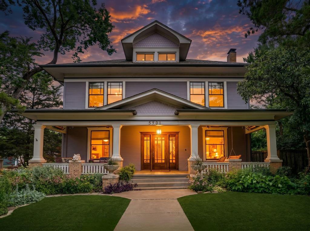 Preserved with intention and updated where it counts, a rare historic home where craftsmanship & modern livability meet. Elevated corner lot in one of East Dallas’ most connected and walkable neighborhoods. Never publicly traded and has had only three stewards in more than 100 years, each with preservation in mind.

This is not simply an old house. It is a soulful Dallas residence that has quietly served as a backdrop to the history, culture, and character of the city. Inside, original heart pine floors, solid 5-panel doors, vintage trim, original lighting, custom built-ins, indoor and outdoor fireplaces, Motawi handmade tile, an Art Deco plaster frieze, and heated primary bath floors create a layered sense of place that cannot be recreated.

Yet the home has also been thoughtfully improved for the way people live today, with major updates over time to the foundation, electrical, plumbing, HVAC, windows, roof, gutters, water heaters, kitchen, baths, and pool equipment. At the heart of the home is an updated true chef’s kitchen designed for serious cooking, gathering, and effortless entertaining, featuring Wolf, Viking, Hoshizaki, Bosch, and Samsung appliances.

The lifestyle continues outdoors with an expansive backyard framed by natural landscaping, offering room to garden, gather, play, entertain, and unwind. A pool, 8-seat hot tub, built-in gas grill, commercial-grade infrared heaters surrounding the front porch, dedicated dog run, and garden shed with running water and electrical make the outdoor spaces as functional as they are inviting.

A detached income-producing ADU, guest house, garage apartment, or accessory dwelling unit adds rare flexibility in the heart of East Dallas for rental income, long-term guests, private office, creative studio, or multigenerational living.

Walkable to Lower Greenville Avenue dining, shopping, and neighborhood life, the property also offers easy access to White Rock Lake, SMU, Lakewood, Knox-Henderson, Dwntwn.