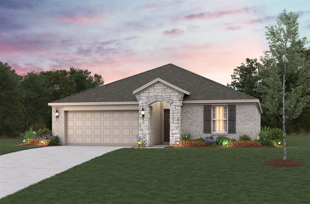 Welcome home to the Sierra—a beautifully designed Beazer Home where style meets comfort. From the moment you step inside, a gorgeous layout and a breathtaking foyer set the tone for a home that’s both stunning and inviting. This 3 bedroom, 2 bathroom home features a fireplace, covered porch, an open concept living space, an oversized soaker tub with separate shower, a walk in pantry, and an extended covered patio, all situated on an east-facing homesite. The spacious kitchen offers a warm welcome to visitors, while the thoughtfully designed layout ensures space for every part of your life.

Designed with the latest trends in mind, this home showcases quartz countertops, rich RevWood flooring, and striking 42-inch rye cabinetry. Plus, this home has washer, dryer, refrigerator, and blinds standard. 

Every Beazer home is certified by the Department of Energy as a Zero Energy Ready Home, designed for superior energy efficiency and healthier indoor air quality with Indoor airPLUS. This solar-ready home is built with durable 2x6 exterior walls and spray foam insulation, achieving an impressive average HERS score of 42. 

Stark Farms offers a peaceful escape just 10 minutes from the vibrant energy of Historic Denton Square. Conveniently located off Hwy 289 with easy access to I-35 and Hwy 380, getting around is a breeze. Families will love being within walking distance of summer fun at Water Works Park, and students will attend schools in Denton ISD. Plus, with no MUD or PID taxes, Stark Farms delivers both value and convenience in a charming, quiet setting.

Estimated completion: June 2026

Days on market reflect the start of new home construction