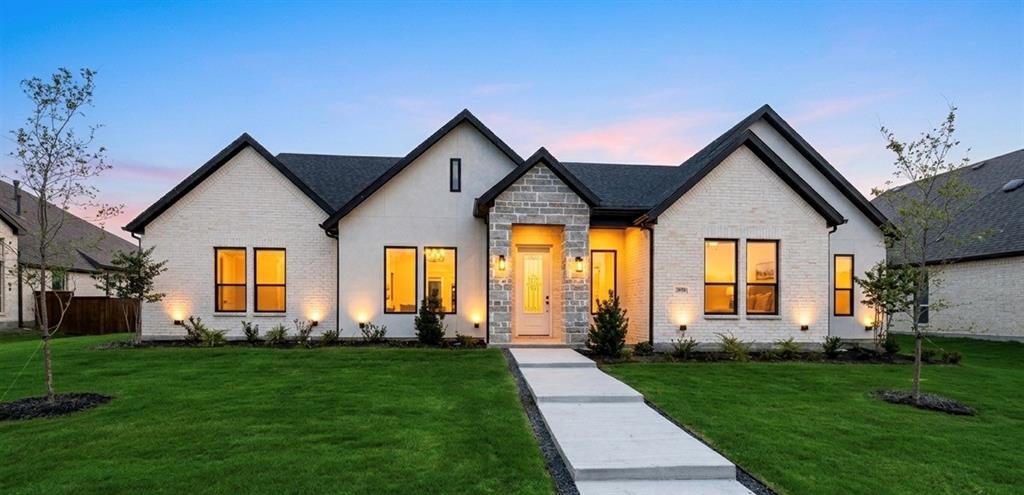 Brand New! This custom one story home sits on nearly half an acre in the premier estate section of Devonshire. Designed with both style and function in mind, the home offers 4 bedrooms, 3 full baths, a dedicated office, an open concept living area with fireplace, and a chef’s kitchen with oversized island and walk in pantry. The private primary suite features a spa inspired bath with dual vanities, soaking tub, separate shower, and oversized walk in closet. Three additional bedrooms provide flexible space for guests, family, fitness, or creative use. Outside, enjoy a covered patio and expansive backyard with room for a future pool, garden, or outdoor kitchen. Residents enjoy Devonshire’s resort style amenities, including pools, cabanas, clubhouse, fishing pond, parks, trails, and playgrounds. Zoned to Forney ISD with quick FM 548 and US-80 access for an easy commute to Dallas. Custom craftsmanship, an estate-sized lot, move-in ready NOW.