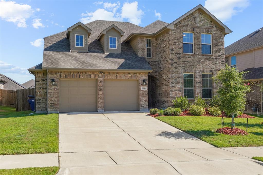 Located wihin 5 minutes of HEB and Historic downtown Waxahachie, this home offers the perfect blend of small-town charm and modern convenience. Spacious 2-story home featuring 4 bedrooms, 3 full bathrooms, and multiple living areas designed for comfortable everyday living. The primary suite offers a private en-suite bath with dual vanities, a relaxing garden tub, separate shower, and two walk-in closets. Downstairs, you’ll also find a dedicated office or study with French doors, perfect for working from home or creating a quiet retreat. The functional floor plan includes a secondary bedroom and full bath on the main level, while upstairs features a spacious family room, two additional bedrooms, and another full bathroom—providing plenty of space for family and guests. The exterior includes a covered back patio, ideal for entertaining or enjoying Texas evenings. As an added bonus, the refrigerator, washer, and dryer will convey with the home, making your move even easier. Solar panels are also installed which will help in reducing your monthly utility costs and offering long term energy savings.