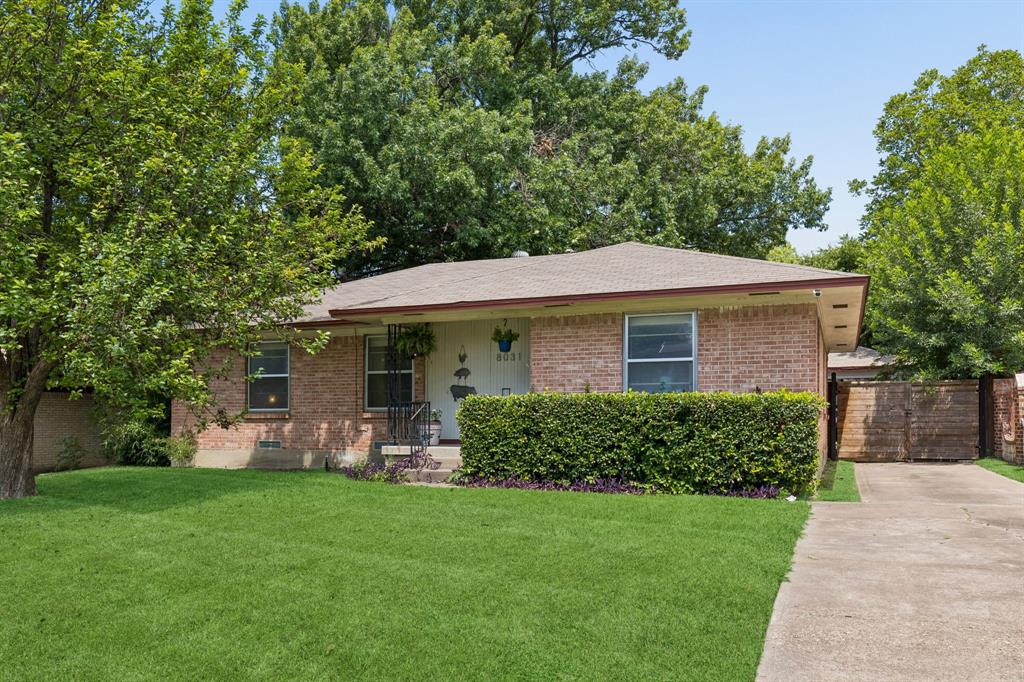 Discover timeless mid-century charm in this well-maintained 3-bedroom, 2-bath residence nestled in an established Dallas neighborhood known for its mature trees, inviting streets, and convenient location. Built in 1957 and offering 1,272 square feet, this home offers classic character, style, and everyday convenience. Inside, abundant natural light enhances the warm, welcoming atmosphere while the functional layout provides comfortable living and entertaining spaces. The home's distinctive architectural details reflect its original character, complemented by ongoing care and maintenance that make it move-in ready. Recent improvements include a 6-foot cedar privacy fence along the back of the property and a matching driveway gate installed approximately three years ago, adding privacy, and functionality to the outdoor space. The spacious backyard offers room to relax, garden, entertain, or personalize to fit your lifestyle. One of the property's standout features is its outstanding location, just minutes from White Rock Lake, the Dallas Arboretum, Casa Linda, Lakewood, Greenville Avenue, multiple neighborhood parks, shopping, dining, and entertainment. Commuters will appreciate convenient access to major freeways, Fair Park, and Downtown Dallas, making it easy to enjoy everything the city has to offer. Longtime neighbors, attractive surroundings, and the neighborhood's enduring appeal further enhance this property's value. Whether you're searching for a classic mid-century home, a well-maintained Dallas residence, or a property close to outdoor recreation, restaurants, retail, and cultural destinations, 8031 Fall River Drive delivers a rare combination of character, location, and everyday livability. Experience the charm, convenience, and lasting appeal that make this inviting property a wonderful place to call home.
