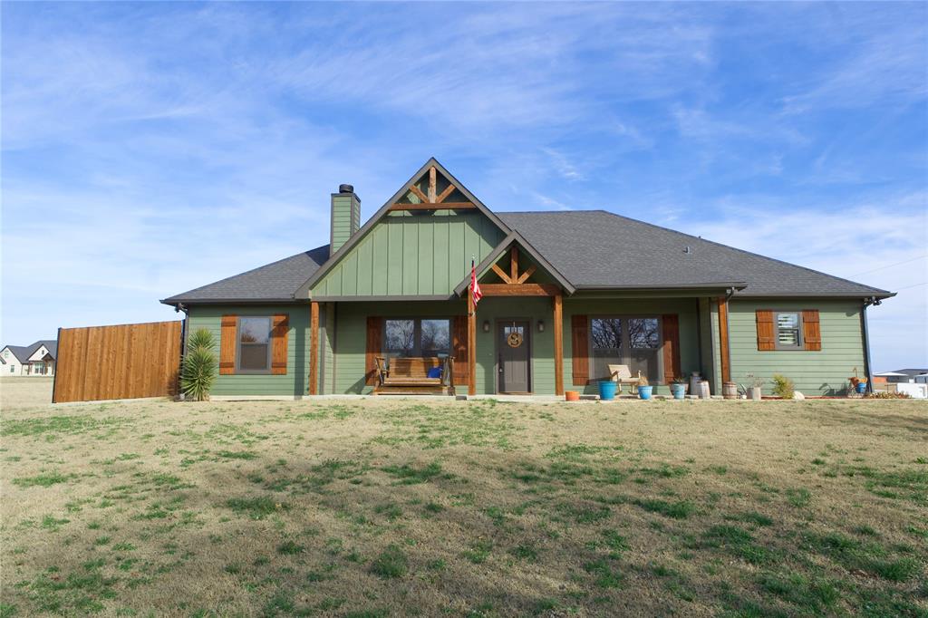 Beautiful custom-built 3-bedroom, 2.5-bath home in Muenster, Texas — one of the most sought-after small towns in North Texas. Located just a few blocks from both Muenster ISD and Sacred Heart Catholic School, this home offers an exceptional location for families seeking top-rated education within walking distance.

Situated in a desirable neighborhood with strong curb appeal, this move-in-ready home features an open-concept floorplan with soaring cathedral ceilings, abundant natural light, and a layout designed for comfortable everyday living and entertaining.

The spacious kitchen includes granite countertops, a large island, pantry, electric cooktop, and ample cabinetry, plus the added benefit of on-demand hot water throughout the home for comfort and efficiency. The kitchen flows seamlessly into the inviting living room anchored by a stunning stone, wood-burning fireplace with natural gas starter, creating a warm and welcoming focal point.

The private primary suite offers a walk-in closet, double vanity, and en-suite bath, while two additional bedrooms provide flexibility for guests, a home office, or hobbies. The thoughtfully designed laundry room is positioned between the garage and the primary suite and includes a shower for added utility — ideal for cleanup after outdoor projects, pets, or busy days.

Additional highlights include:
 • Side-entry garage
 • City water and sewer
 • Natural gas availability
 • High-speed internet access
 • Storage shed for extra space

Located in Muenster, known for its rich German heritage, strong community values, and excellent schools, this home offers the perfect blend of quality construction, prime location, and small-town charm.