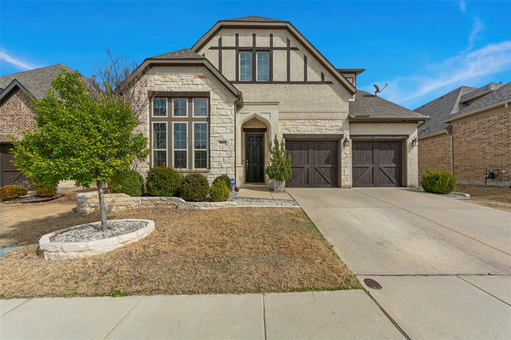 FANTASTIC! This beautifully maintained Ashton home blends classic charm with exquisite modern updates, offering 4 spacious bedrooms, an office, plus versatile living spaces perfect for entertaining or relaxing. Step inside to find soaring ceilings with custom wood beams, a beautifully open and welcoming floor plan, as well as abundant natural light throughout. The gourmet kitchen boasts quartz countertops, stainless steel appliances, and a huge waterfall quartz island that opens to a cozy family room, flanked with windows and a stunning fireplace. The study has tons of built-in work space. Just beyond that, you'll enter the formal dining room with beautiful built-ins and a crystal chandelier that is deserving of its own glorious room! The custom designed staircase opens to the upstairs game room which is an ideal space for family game nights, entertaining guests, or simply unwinding in comfort year-round. Also upstairs, you'll find the Media room loaded with a full entertainment system, three additional bedrooms and two full bathrooms, perfect for guests or growing families. The oversized tandum garage showcases epoxy floors, plus extra room for built-in storage for added functionality and convenience. Additional highlights include fiber to the central command center, plus so much more! Enjoy outdoor living in the beautifully landscaped yard with new synthetic grass and an oversized patio, which is covered for those warm Texas nights. Located directly across from the park and in the highly desirable Southern Hills at Craig Ranch community. This home truly has it all. Plus, with tons of thoughtful updates and features throughout, it's move-in ready and designed for modern living! Welcome Home!