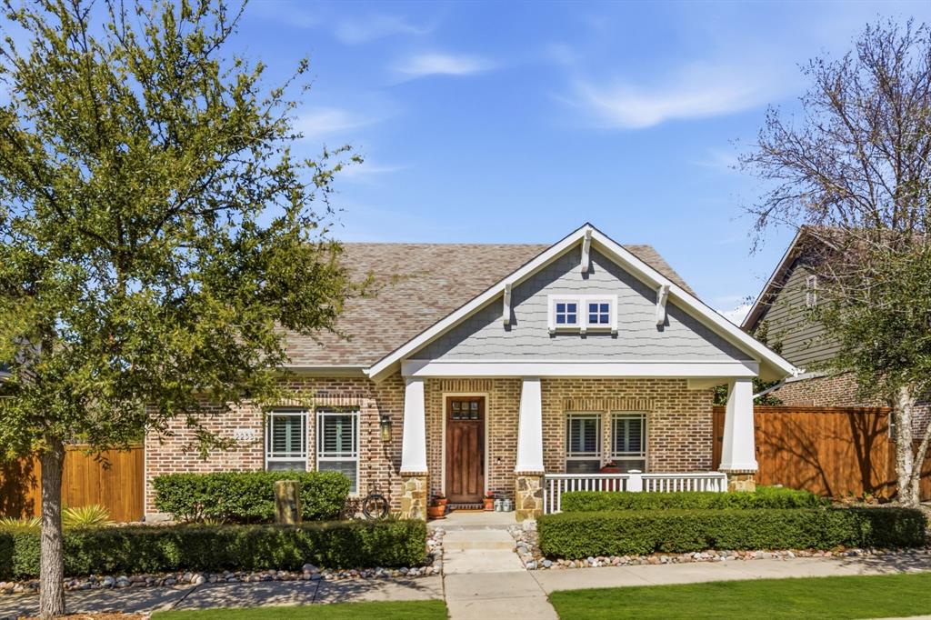 $17k towards seller concessions! Welcome home to this stunning retreat, boasting exceptional curb appeal and an inviting front porch in the heart of the friendly Austin Waters community. This home features warm hardwood floors, elegant plantation shutters, and curated designer touches like decorative lighting and unique tile patterns throughout. The open-concept heart of the home features a large living area with a cozy fireplace, open to the chef’s kitchen anchored by a massive waterfall island with a breakfast bar and custom cabinetry. Your private primary suite serves as a true escape, featuring a spa-like bath with a soaking tub and separate shower, plus a private door leading directly to your backyard oasis. Step outside to a spectacular retreat featuring a sparkling pool with a waterfall feature, and a designated fire pit area for relaxing cool summer evenings. With a dedicated home office, a second-floor game room, a private media room, and a rare second primary suite with an ensuite bath, this home offers unmatched flexibility. Every bedroom includes a spacious walk-in closet for ample storage. Enjoy a resort-style lifestyle with an active HOA providing a community pool, clubhouse, and miles of scenic trails, all just minutes from the premier dining and shopping at Legacy West and Grandscape. 24 Hour notice needed- seller works from hom