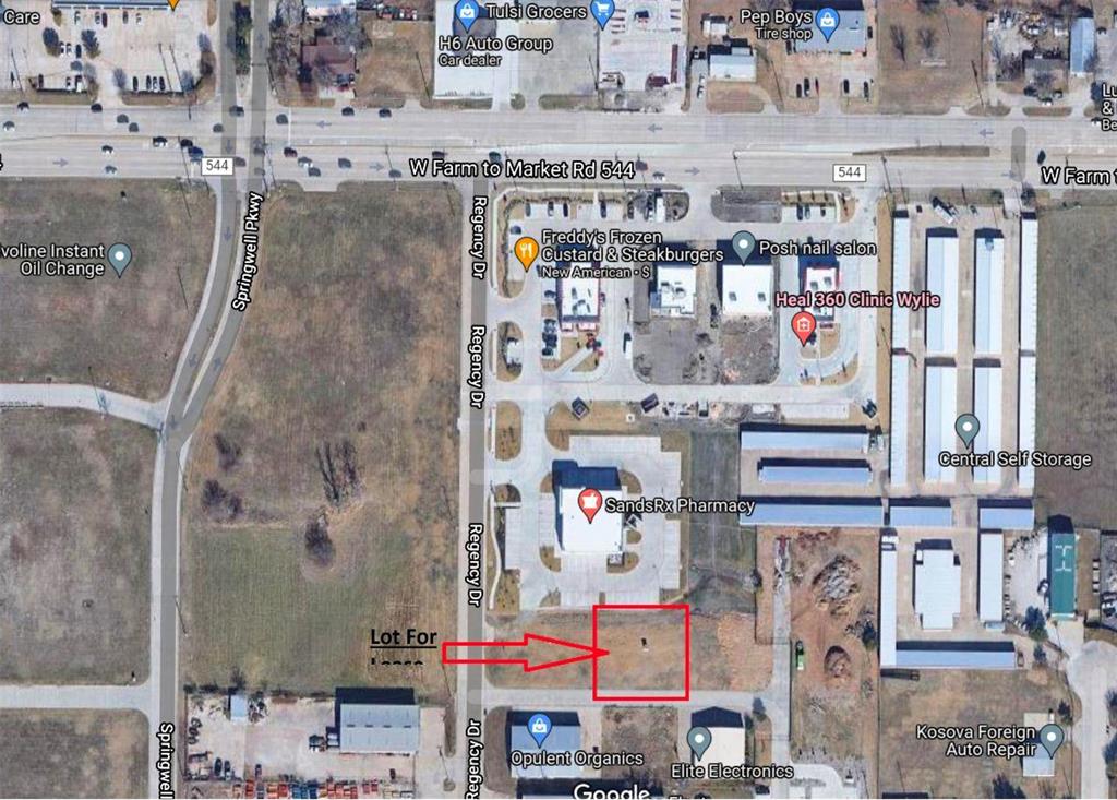 Prime Light Industrial Commercial Lot in the highly desirable Regency Business Park in Wylie, TX. This 12,096 SF pad-ready site offers an exceptional opportunity for owner-users, developers, and investors seeking a strategic location in one of North Texas’ fastest-growing markets. Zoned Light Industrial with utilities available to the property and fire lane already in place, allowing for a streamlined development process.

Permitted uses may include warehouse, office-warehouse, contractor yard, flex industrial, retail, automotive-related businesses, and other approved commercial uses (buyer to verify). Ideally situated along FM 544 near established businesses and surrounded by significant residential and commercial growth. A new 100-acre, 800-home residential development is currently under construction nearby, further enhancing future demand and visibility. Conveniently located near Dutch Bros, Wild Fork, Black Rifle Coffee, and other growing retail destinations.

Rare opportunity to secure a development-ready commercial site in a rapidly expanding corridor with strong long-term upside.