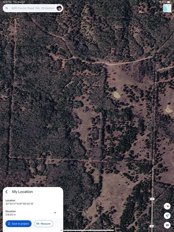 Looking for hunting space or privacy?  This is the place! Beautiful wooded property that backs up to the Corp land.  3 ponds with multiple hunting blinds and feeders.  The Cr 184 has been turned into an easement on this property so no access other than owner.  No active oil or gas wells.  New survey completed in April of this year.  Does have a water well.  Owner is willing to sell smaller tracts.