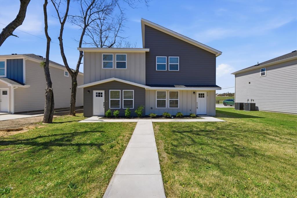 Now available a pristine, modern-style duplex just minutes from NAS JRB, the Trinity River walking & biking trails, and major Fort Worth conveniences. Built less than two years ago and still under builder warranty, this property offers true low-maintenance ownership with long-term upside. Each side features functional, open-concept living with contemporary finishes and private entries:

• One unit: 2 Bedrooms, 2.5 Bathrooms
• One unit: 3 Bedrooms, 2.5 Bathrooms

Spacious kitchens with modern cabinetry, durable flooring, generous living areas, and well-appointed bedrooms make this an attractive option for quality tenants or an owner-occupant looking to offset their mortgage. With today’s rental demand near the Joint Reserve Base and Trinity River corridor, this property positions investors for immediate cash flow potential while building long-term equity in a high-growth Fort Worth location.
Whether you’re looking to house hack or expand your portfolio with a nearly new asset, this is a strong, strategic addition. Opportunities this clean — and this new — don’t last.