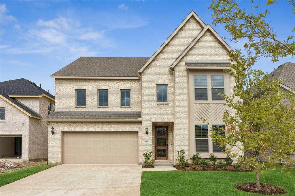 NORMANDY HOMES TRISTAN floor plan.  Experience the best of suburban living in The Estates at Stacy Crossing, a highly sought-after McKinney community offering convenient access to both McKinney and Allen, lower McKinney tax rates, and enrollment in the acclaimed Frisco ISD. This stunning Tristan floor plan combines luxury, comfort, and functionality. Featuring 4 bedrooms, 4.5 baths, a private study, game room, and media room, the thoughtfully designed layout is ideal for modern living. Soaring ceilings in the entry and family room create a bright, open atmosphere, while the gourmet kitchen seamlessly connects to the living and dining areas for effortless entertaining. The secluded owner’s suite offers a spa-inspired bath with a freestanding tub and dual vanities. A private guest suite downstairs and walk-in closets in every bedroom complete this exceptional home designed for both everyday comfort and lasting elegance.