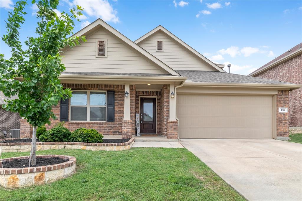 OPEN HOUSE ON 6.28, SUN, AT 2-4PM!!*1.5-STORY HOME!!*FRESH INTERIOR PAINT & NEW LVP FLOORING!!*PRIVATE UPSTAIRS FLEX ROOM!!NORTHWEST ISD!!

Welcome to this beautifully maintained 4-bedroom, 2 full bath, 2 half bath home in the desirable Sendera Ranch East community. Featuring fresh interior paint, new LVP flooring, inviting curb appeal, landscaped front beds, and a charming covered front porch, this thoughtfully designed 1.5-story home offers the perfect blend of comfort, functionality, and flexible living space.

Upon entry, you’re welcomed by an extended foyer leading into the open-concept main living areas filled with natural light. The spacious living room seamlessly connects to the kitchen and dining area, creating an ideal layout for everyday living and entertaining. The kitchen features a kitchen island with seating, quartz countertops, stainless steel appliances, abundant cabinetry, pantry storage, and a spacious dining area with backyard views.

The private primary suite is tucked away on the main level and offers a relaxing retreat complete with dual sinks, a soaking tub, separate shower, and walk-in closet. Secondary bedrooms are generously sized and conveniently positioned near a full bath, while the dedicated office near the front of the home provides the ideal setup for working from home, study space, or additional flex use.

Upstairs, enjoy a spacious private flex room with its own half bath, making it perfect as a second living area, game room, media room, or playroom.

Step outside to the covered patio and expansive backyard with plenty of room for entertaining, pets, and play. The fully fenced yard provides space to relax, garden, or enjoy outdoor gatherings year-round.

Additional highlights include a NEMA 14-50 outlet located outside the garage for Level 2 electric vehicle charging capability. Conveniently located near shopping, dining, parks, schools, and major roadways with access to highly sought-after Northwest ISD.