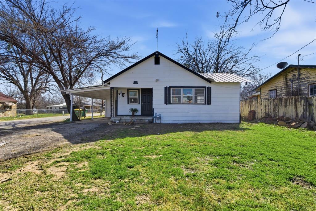 MOTIVATED SELLER!!!!!   THE INTERIOR HAS BEEN COMPLETELY REMODELED in this 2 bedroom, 1 bath home situated on a large corner lot!  You will love the updates made to this home conveniently located in the heart of Lipan, directly on Highway 4.  The entire home has fresh paint, new interior doors, new ceiling fans, new light fixtures, and beautiful luxury vinyl plank flooring throughout.  The eat in kitchen features new shaker cabinets and granite countertops.  The bathroom is brand new, too!  There is a one car attached carport.  The back yard is fenced with some mature trees.  The foundation work is completed with a transferable warranty.  This move in home will make a great starter home, investment or great potential for your business venture.  Great location is a wonderful small town!  (Disclaimer: All property information is deemed reliable but not guaranteed. Buyers, tenants, and their representatives should independently verify all details, including but not limited to measurements, permitted uses, zoning, schools, utilities, taxes and any other information important to their decision-making.)