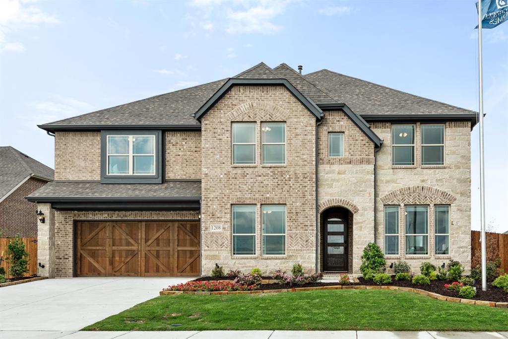 Stunning Former Model Home For Sale! Bloomfield's Bellflower plan is a multigenerational masterpiece with an open-concept living space, Formal Dining Room, Study, 2 bdrms on 1st floor, Game room, upstairs In-Law Suite, Covered Patio, and comes loaded with premium finishes! This home's layout and color palette is designed to evoke relaxation with painted & glazed white cabinets, site-finished handscraped wood floors in common areas, upgraded tile & carpet, and rooms filled with natural light from large windows. Designer window treatments included! Gourmet Kitchen includes soft grey Maestro Quartz countertops, pot & pan drawers, side by side fridge, and built-in SS appliances. Features like the 18' stacked stone fireplace, luxury primary suite with separate vanities & laundry room connection, every bedroom having an ensuite bath, multiple window seats, and professional landscaping will keep you saying 'WOW!' Est. December Move-In. Stop by during business hours to tour this gem!