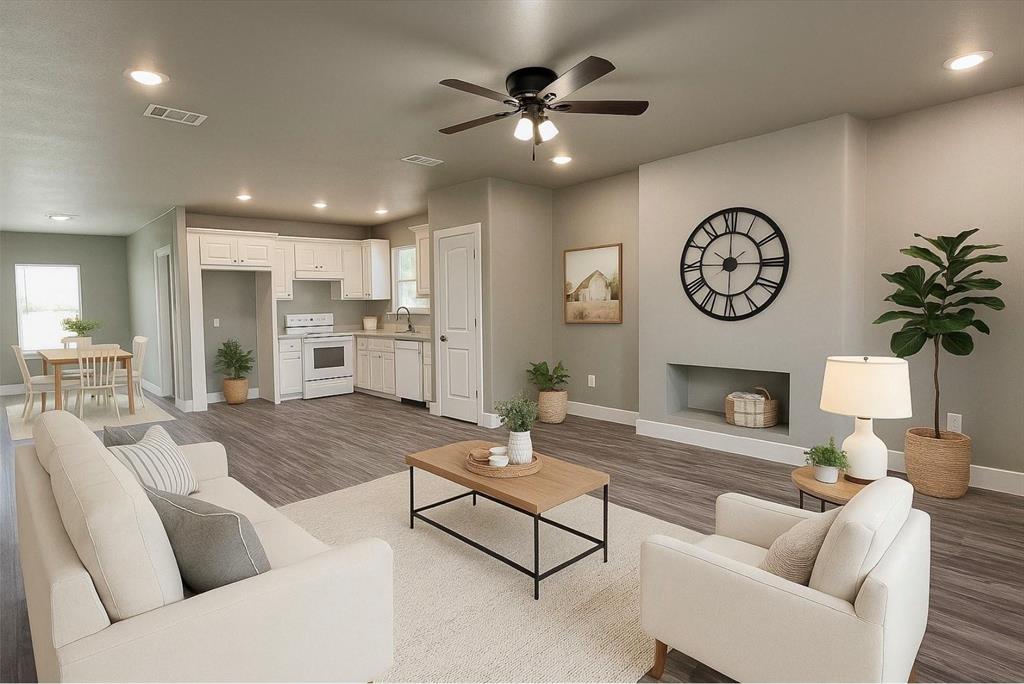 Don’t miss this incredible opportunity to own a 2023-built home for UNDER $200K! This charming home features an open-concept layout with recessed lighting, ceiling fans, and modern luxury vinyl plank flooring throughout for both style and durability.

The kitchen offers a sleek and functional design complete with an electric range and dishwasher, opening seamlessly into the living and dining areas, perfect for everyday living and entertaining. Step outside to enjoy the spacious backyard and covered patio, ideal for relaxing or hosting guests.

Conveniently located with easy access to I-30, this home is close to schools, restaurants, and shopping. Sulphur Springs continues to grow while maintaining its small-town charm, featuring a quaint downtown district and exciting future developments including a planned downtown waterway project. Outdoor enthusiasts will also appreciate being just a short drive from Lake Fork and Lake Tawakoni for fishing, boating, and weekend recreation.