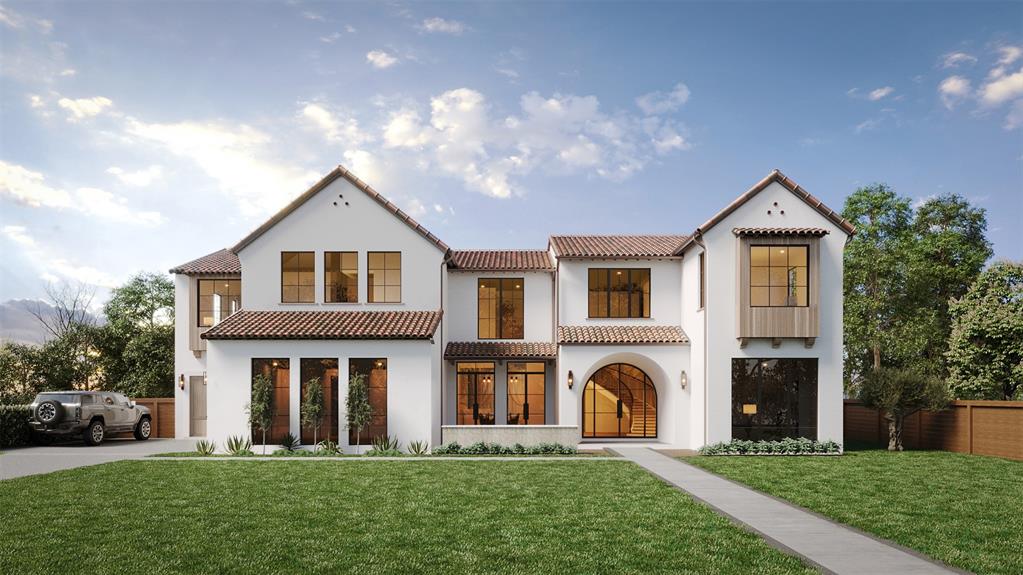 Paint and Cabinets are in process. The projected completion timeline is December 2025- January 2026. Stunning Santa Barbara Modern Luxury in Preston Hollow. Experience the pinnacle of craftsmanship and design in this exceptional masterpiece, featuring all-steel framing for unparalleled strength and longevity. Set on a sprawling 0.42-acre lot, this 7,425 sq. ft. residence seamlessly blends elegance and functionality. Step inside to a grand floating staircase, setting the tone for the refined interiors. The open-concept living spaces are filled with natural light, with breathtaking views of the resort-style backyard from the primary suite and downstairs game room-flex space. The chef’s kitchen is complemented by an oversized prep kitchen in the pantry, perfect for entertaining. Indulge in luxury within the climate-controlled wine cellar, beautifully integrated into the formal dining room. The primary suite offers a serene retreat with a fireplace, spa-like bath, and dual custom closets. Designed for year-round enjoyment, the expansive outdoor living area features a double-sided fireplace, creating a seamless indoor-outdoor experience. Additional highlights include five ensuite bedrooms, five full and three half baths, and a three-car garage. Located in the prestigious Preston Hollow neighborhood, this home is a rare opportunity to own a true architectural gem. Also included is a luxurious POOL created to mirror the sophistication of the home’s architecture.