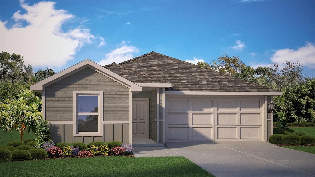Stunning new D.R. Horton home in the Rock Creek Ranch community located in Fort Worth and Crowley ISD! The single-story Caden floorplan Elevation W, with an estimated Summer completion, offers 3 bedrooms, 2 bathrooms, and a 2-car garage with a thoughtfully designed open-concept layout that blends comfort and functionality. The spacious family room flows seamlessly into the dining area and contemporary kitchen, creating an inviting space ideal for everyday living and entertaining. The well-appointed kitchen features quartz countertops, 36” painted cabinets, stainless steel appliances, a gas range, stainless steel sink, center island, and a walk-in pantry for ample storage. The private primary suite includes an en-suite bath with dual quartz vanities, a 5-foot oversized shower, and a walk-in closet conveniently located off the bathroom. Two secondary bedrooms and a full bathroom with a quartz vanity top provide comfortable accommodations for family members, guests, or a home office. Luxury vinyl plank flooring enhances the main living areas and wet zones for durability and low-maintenance living. Built with energy-efficient construction and equipped with America’s Smart Home Technology. Exterior highlights include a landscape package, full sprinkler system with rain sensor, privacy fencing, and more. Planned community amenities include a future pool, parks, playground, and walking trails. Located just two miles from Benbrook Lake with easy access to shopping, Fort Worth attractions, and nearby schools.