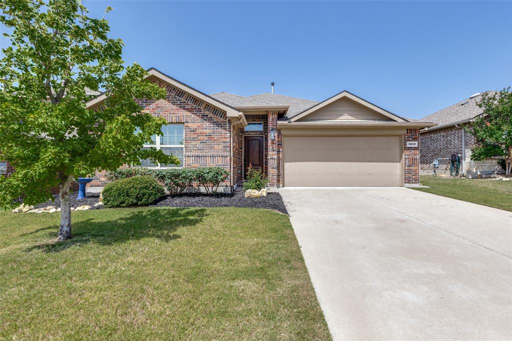 Welcome home to this beautifully maintained brick home nestled in the highly sought-after Sendera Ranch community! Enter the home to a tall and long foyer, making the home feel grand! Once inside you'll find an inviting open-concept layout. This home is perfect for both everyday living and entertaining! The spacious eat-in kitchen features an island with barstool seating, granite countertops, abundant high-end cabinetry, stainless steel appliances, and plenty of prep space. Retreat to the generous primary suite complete with an ensuite bath offering dual sinks, a relaxing garden tub, separate shower, and a large walk-in closet. Two additional split bedrooms provide privacy and flexibility for family, guests, or a home office. Step outside to enjoy the private backyard featuring an extended covered patio—ideal for morning coffee, weekend barbecues, or simply unwinding outdoors. A storage building provides additional space for tools and outdoor equipment. Enjoy all that Sendera Ranch has to offer with exceptional neighborhood amenities, including four community pools, a clubhouse, scenic walking trails, fishing ponds, playgrounds, and year-round community events. Conveniently located near top-rated schools, shopping, dining, and major commuting routes, this move-in-ready home offers a blend of comfort, convenience, and community. Enjoy exceptional energy savings with FULLY PAID OFF SOLAR PANELS at closing, keeping electricity costs remarkably low—currently averaging approximately $20 per month. Washer, dryer, and refrigerator are negotiable.