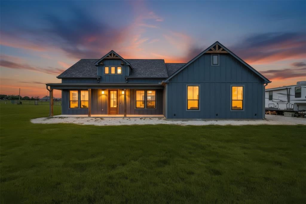 NEW GORGEOUS COSTUM BUILD on 2.7 acres in Millsap! If you've been searching for the perfect blend of modern luxury and country freedom, this property checks every box.
Located outside the city limits, this beautifully designed 3-bedroom, 2.5-bath home with a dedicated office offers 1,862 square feet of thoughtfully crafted living space. 

Step inside to soaring 15-foot ceilings in the living room, dining area, and kitchen, creating an open and inviting atmosphere, while the vaulted primary suite provides a private retreat of its own.

The heart of the home features a stunning kitchen complete with quartz countertops, soft-close cabinetry, and an oversized walk-in pantry that offers both beauty and functionality. Durable LifeProof luxury vinyl flooring flows throughout the main living areas, while custom hand-laid tilework elevates the bathrooms and showers with a level of craftsmanship that's hard to find in today's new construction homes.

The spacious primary suite was designed to impress, featuring vaulted ceilings, wood beam and a spa-inspired ensuite where the custom tile details truly shine, creating a luxurious retreat you'll look forward to coming home to each day.

Outside, you'll find 2.7 acres of premium sandy soil, ideal for horses, livestock, gardening, or simply enjoying wide-open space. A private freshwater well provides reliable water without the frustrations of county water service, while the 50-amp RV hookup and sewer connection offer added convenience for guests, travel trailers, or recreational use.

Bring the horses, park the RV, and enjoy the peace, privacy, and freedom of country living, just a short drive from Weatherford and all the amenities Parker County has to offer. Want even more space? Option to buy an additional 2.279 acres, making it 5 spacious acres in total!! Reach out to agent for more info!