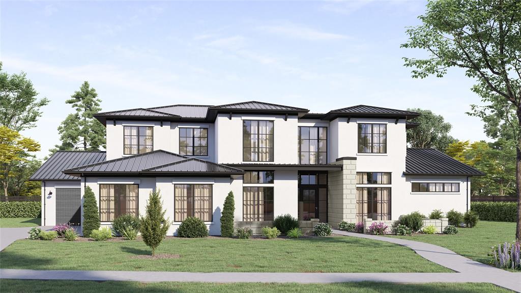 This stunning new construction home by Cambium Custom Homes spans 5,153 sqft, boasting 5 bedrooms and a wealth of luxurious features. Step inside to discover an expansive open floor plan illuminated by natural light streaming through sliding doors in the living and dining areas. Entertain in style with a statement wine room adjacent to the dining room, perfect for connoisseurs. The oversized pantry offers ample storage for small appliances, ensuring culinary convenience. Downstairs, unwind in the spacious game room complete with a bar for effortless entertaining. A striking white oak floating staircase adds architectural flair, while a courtyard off of the front porch invites outdoor relaxation. Admire the elegant limestone and stucco exterior, crowned by a sleek black metal roof. Ambient lighting is located throughout the home to accentuate the key features of the design. *The photos are a reference of a Cambium build out and not of the listed property.*