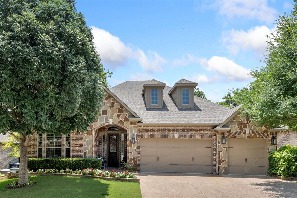 Nestled on a breathtaking creek lot surrounded by towering trees and natural beauty, this exceptional one-story home offers the perfect blend of luxury, privacy, and outdoor living in the heart of McKinney. With 4 spacious bedrooms, 4  baths, a dedicated study, and multiple living spaces, this beautifully appointed residence is designed for both everyday comfort and elegant entertaining.
Rich hardwood floors, extensive crown molding, soaring ceilings, and designer finishes create a warm and inviting atmosphere throughout. The gourmet kitchen is a chef’s dream, featuring custom cabinetry, granite countertops, stainless steel appliances, double ovens, a gas cooktop, oversized island, and abundant prep and storage space. The kitchen opens seamlessly to the expansive family room highlighted by a stunning stone fireplace, built-in media center, and walls of windows overlooking the backyard oasis.
Retreat to the luxurious primary suite offering a spa-inspired bath with dual vanities, soaking tub, oversized walk-in shower, and generous closet space. Secondary bedrooms each provide comfort and privacy, while the dedicated study creates the ideal work-from-home environment.
Step outside to your own private resort where a covered outdoor living area with a cedar ceiling overlooks the sparkling pool and spa. Beyond the pool, the property extends to a serene wooded creek setting complete with a firepit gathering area, creating a rare backyard experience perfect for relaxing, entertaining, or enjoying nature year-round.
This remarkable home offers the tranquility of a private retreat while remaining just minutes from shopping, dining, golf, and top-rated schools. A truly rare opportunity to own a one-story creek lot home with luxury finishes, resort-style outdoor living, and unmatched natural beauty.