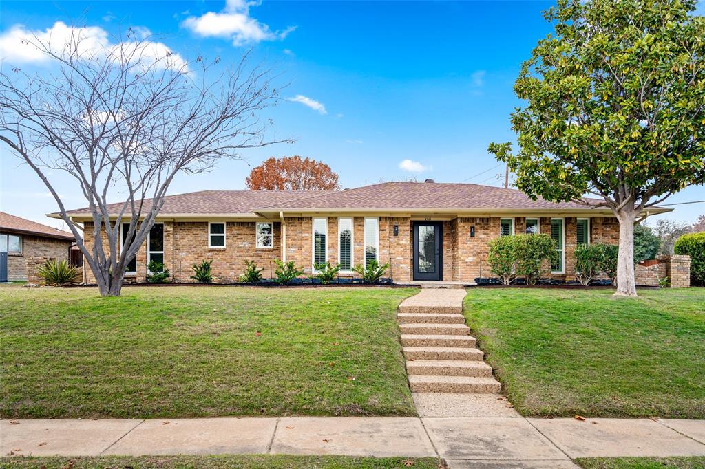 Welcome to the beautiful Parker Road Estates. This established and quiet Plano neighborhood is where you want to be. Here you will find this freshly renovated home that rests on a large corner lot. This beauty host 4 decent sized bedrooms, a well designed & updated kitchen with new stainless steel appliances, all three bathrooms are fully remodeled with an elegant finish. The living room is very spacious with a beautiful brick fireplace waiting for some good family time. This home is also equipped with brand-new windows paired with updated light fixtures throughout to help brighten things up. On the exterior there is an inclosed courtyard in-between the primary bedroom and kitchen ready to host your cozy outdoor activities this winter. This home has its old school character with some new school updates. Don't miss out!