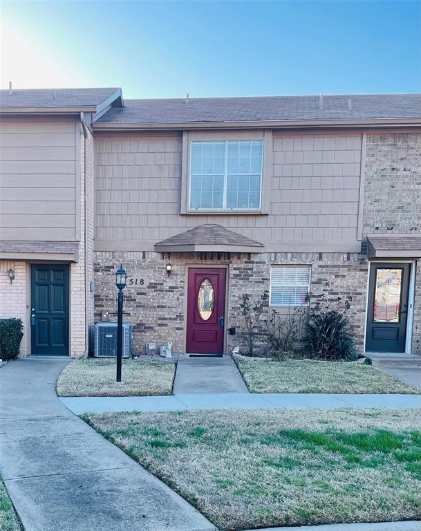 Price Reduced! Welcome to this charming condo nestled in the quiet Pecan Acres community of Arlington! Perfectly located near shopping, dining, and entertainment, this home combines convenience with comfortable living. Minutes from Arlington’s entertainment district, including Globe Life Field, AT&T Stadium, Texas Live!, and Six Flags. It offers quick and convenient access to both I-30 and I-20. Features include a nice size living area, wood burning fireplace, and patio in back. Two bedrooms with a full bath upstairs and a guest half bath downstairs. HOA dues include water, exterior maintenance and blanket insurance coverage.   Beautiful park-picnic. Great for picnics or playing with the dog.  Assigned carport parking. HOA maintains the front yard and all common areas. Seller is motivated. Washer, dryer, and refrigerator are negotiable. Open to offers.