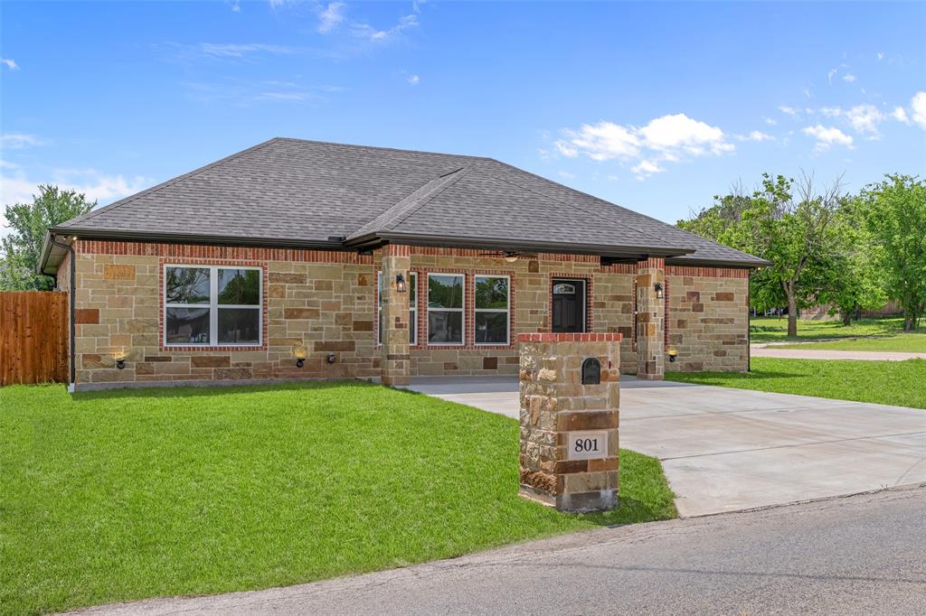 This charming new construction home offers 3 spacious bedrooms and 2 modern bathrooms, perfectly designed for comfort and style. Located on a desirable corner lot, the home boasts an open layout with a bright kitchen that includes all appliances—fridge, stove, dishwasher, and microwave—ready for move-in convenience. A delightful dry bar with a small counter adds a cozy touch, ideal for entertaining or unwinding. The primary suite features a large walk-in closet, providing ample storage and a touch of luxury. Step outside to a fully fenced backyard with plenty of room for play, pets, or gardening. With thoughtful finishes, functional space, and great curb appeal, this home is ready to welcome its first owners.