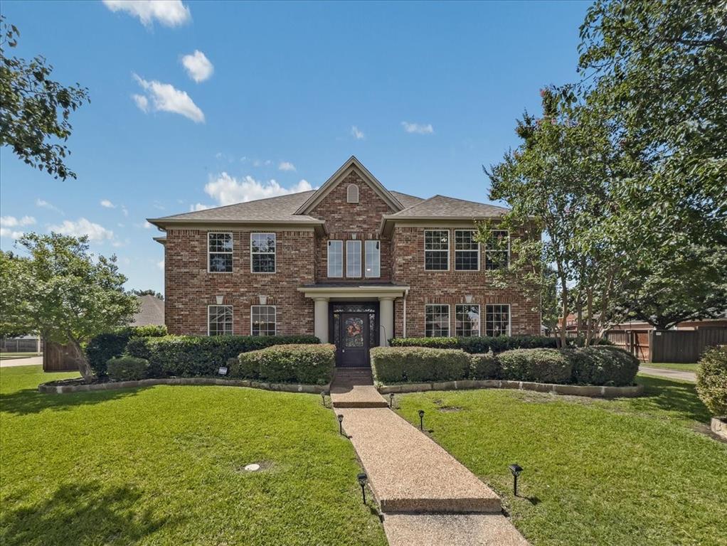 Welcome to this stunning 4 Bedroom home in Walnut Estates, where elegance, comfort, and location come together! This beautiful home offers easy access to Walnut Creek Country Club and is ideally located within the highly acclaimed Mansfield ISD, zoned to J.L. Boren Elementary, Wester Middle School, and Mansfield High School. Step inside to discover gorgeous wood flooring, updated lighting, fresh interior paint, and brand-new carpet throughout. The private study with beautiful glass doors provides the perfect space for working from home. Designed with entertaining in mind, this spacious home features oversized rooms and an open layout ideal for gatherings with family and friends. Outside, enjoy your own backyard oasis complete with a sparkling pool and plenty of space to relax or entertain. This exceptional property offers the perfect blend of luxury, functionality, and location, don't miss your opportunity to make it yours!