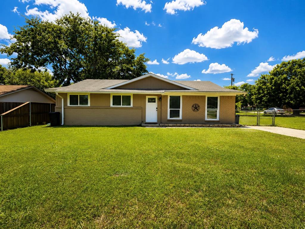 Freshly updated and move-in ready! Situated on a spacious corner lot in the established neighborhood of Duncanville, this beautifully refreshed home offers the perfect blend of charm, comfort, and modern updates. Featuring fresh interior and exterior paint, this inviting property boasts an open-concept layout filled with natural light, neutral designer tones, new tile flooring, and beautiful wood plank floors throughout the home.

Recent improvements include new windows, new French doors, and new electrical outlets throughout, adding both style and functionality. The updated kitchen is sure to impress with granite countertops, stainless steel appliances, a farmhouse sink, gas range, and ample cabinet space—perfect for everyday living and entertaining alike. Even better, the refrigerator will convey with the sale!

Step outside to enjoy the covered patio and oversized backyard with plenty of room for entertaining, pets, play, or future outdoor enhancements. Conveniently located near parks, stocked fishing ponds, tennis courts, basketball courts, baseball fields, and walking areas, this home combines suburban tranquility with easy access to shopping, dining, schools, and major highways.

Whether you’re a first-time buyer or looking to downsize without sacrificing style, this is one you won’t want to miss! Schedule your private showing today!