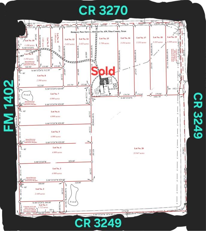 CORY MOREHEAD SUBD #34 - Land