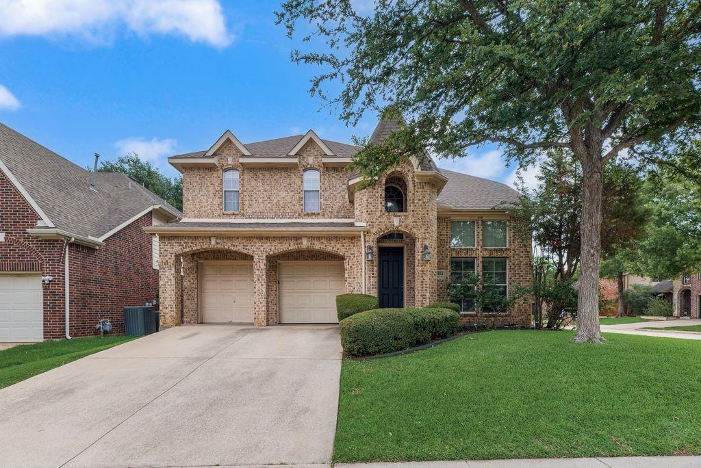 Welcome to this beautifully maintained Shaddock home in the highly sought-after Wellington community of Flower Mound! Ideally located near Wellington Elementary, this spacious two-story residence offers the perfect blend of comfort, style, and functionality. From the moment you step inside, you’re greeted by a dramatic entryway with soaring ceilings and an abundance of natural light flowing throughout the home. Designed for both everyday living and entertaining, the open-concept layout features a warm and inviting family room connected seamlessly to the kitchen, creating the perfect gathering space. French doors lead to a private study, ideal for working from home or creating a quiet retreat. Upstairs, you’ll find four generously sized bedrooms, including an oversized primary suite thoughtfully separated for added privacy. The spa-inspired primary bath and expansive walk-in closet with built-in storage add a touch of luxury to daily living. A large upstairs game room provides flexible space for a media room, playroom, or second living area. Step outside to enjoy the oversized backyard — perfect for entertaining, relaxing, or creating your dream outdoor oasis. Located in one of Flower Mound’s most desirable neighborhoods with access to top-rated schools, parks, trails, community amenities, shopping, and dining, this exceptional home combines timeless charm with an unbeatable location. A rare opportunity to own a spacious family home in the heart of Wellington!