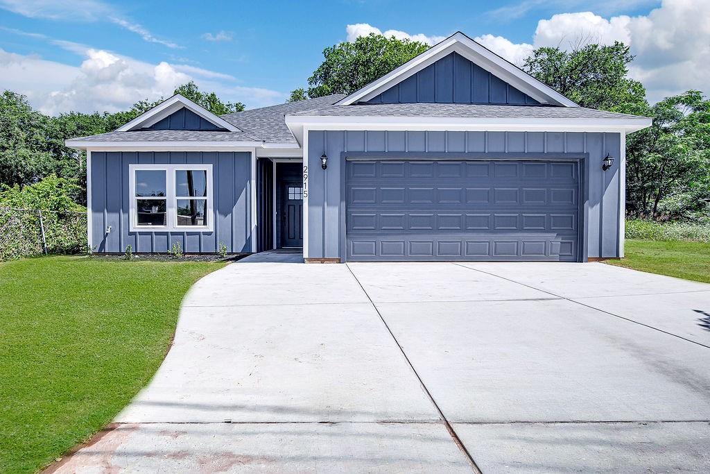 NEW CONSTRUCTION! Discover the McCall floor plan at 2915 La Salle St— a well-designed 4 bedroom, 2 bathroom home with a 2-car garage, located in the convenient Riverside district near Downtown Fort Worth. This home is perfectly situated across from the Elementary School, quick access to the Trinity River and its trail system, plus quick connectivity to major highways including 121, I-35, and I-30 for easy commuting.

Inside, the home features durable LVP flooring throughout the main living areas with carpet in the bedrooms for added comfort. The kitchen includes stainless steel appliances, granite countertops, and a full pantry. The open-concept layout provides seamless flow between the living, dining, and kitchen spaces.

A fully fenced wood-privacy backyard offers room for outdoor enjoyment. With its functional design and central location, this home is move-in ready and easy to maintain. Come see it today!