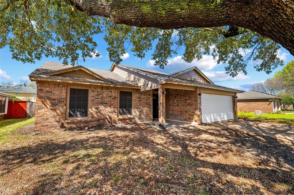 CHARMING 1-STORY GEM IN THE HEART OF GRAND PRAIRIE! This beautifully maintained residence offers 3 spacious bedrooms and 2 full bathrooms, perfectly designed for easy living and effortless style. The inviting floor plan is anchored by a classic wood-burning fireplace, creating a warm and cozy focal point for the main living area. In addition to a functional 2-car garage and a generous private backyard, this home boasts an unbeatable location. Enjoy a lifestyle of convenience with premier entertainment, diverse dining options, and major shopping hubs all located just minutes from your front door. With quick access to major thoroughfares for a seamless commute, this move-in-ready home is the perfect blend of comfort and convenience!