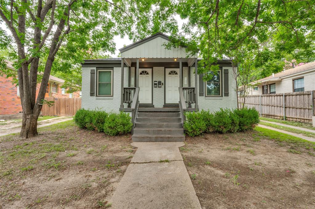 Fully updated duplex in the heart of North Oak Cliff, just minutes from the vibrant Bishop Arts District! A rare opportunity for both owner-occupants and investors, with both sides being sold together. One unit is currently occupied, providing immediate income, while the other is vacant and ready for move-in or lease-up.
Extensively renovated in 2021, major updates include a new roof, HVAC systems, tankless water heaters, updated electrical, luxury vinyl plank flooring, new kitchen cabinetry, and stainless steel appliances. Each unit offers a stylish updated kitchen complete with a gas range and built-in microwave.
The detached two-car garage currently serves as additional storage.