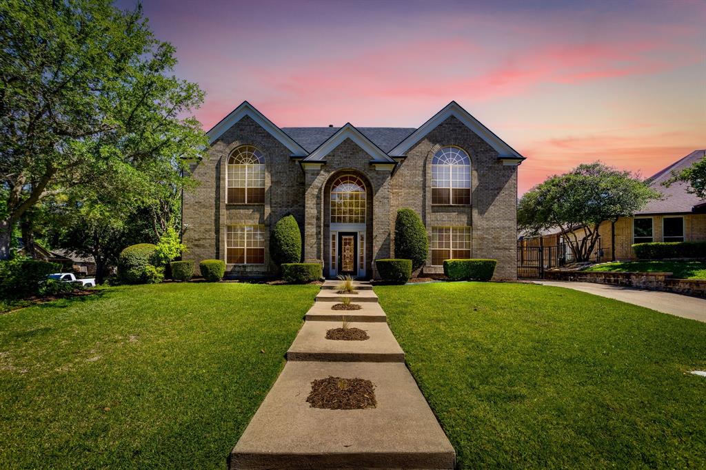 Saltwater pool. Standalone hot tub. Private backyard. Tucked into a quiet cul-de-sac in Quail Ridge Estates, this home was built for enjoying Texas summers.

Located near Trinity Valley, Fort Worth Academy, and Southwest Christian, this southwest Fort Worth home stands out for its private backyard setting and outdoor living spaces. The backyard features a saltwater pool, standalone hot tub, covered patio with fans, built-in speakers, natural gas heater, outdoor TV setup, and mature landscaping that creates a sense of privacy rarely found this close to some of Fort Worth’s most sought-after private schools.

Situated on an elevated corner lot, the property also offers rear-entry garage access behind an automatic gated driveway, a grand two-story entry, and a flexible floorplan designed for everyday living and entertaining. Inside you’ll find a formal dining room, breakfast nook overlooking the pool, and a bonus room that works well as a media room, office, den, or additional living area.



The kitchen features granite countertops, stacked double ovens, natural gas cooking, Bosch dishwasher, low-profile microwave with built-in vent, updated sink and faucet, and wraparound bar seating around the angled island. The primary suite offers dual closet spaces, a soaking tub, and separate glass-enclosed shower. Additional storage includes a deep under-stair closet, attic storage above the garage, and a laundry room with sink, storage, and built-in hamper chute connected to the primary bedroom.

Major updates include a 2024 roof, exterior paint, gutters, HVAC improvements, tankless water heater, smart sprinkler system, MyQ garage motor, smart exterior lighting, smart gate access, wired alarm system, and Ring floodlight cameras. Convenient access to Chisholm Trail Parkway provides quick access across Fort Worth while maintaining a quiet neighborhood feel.