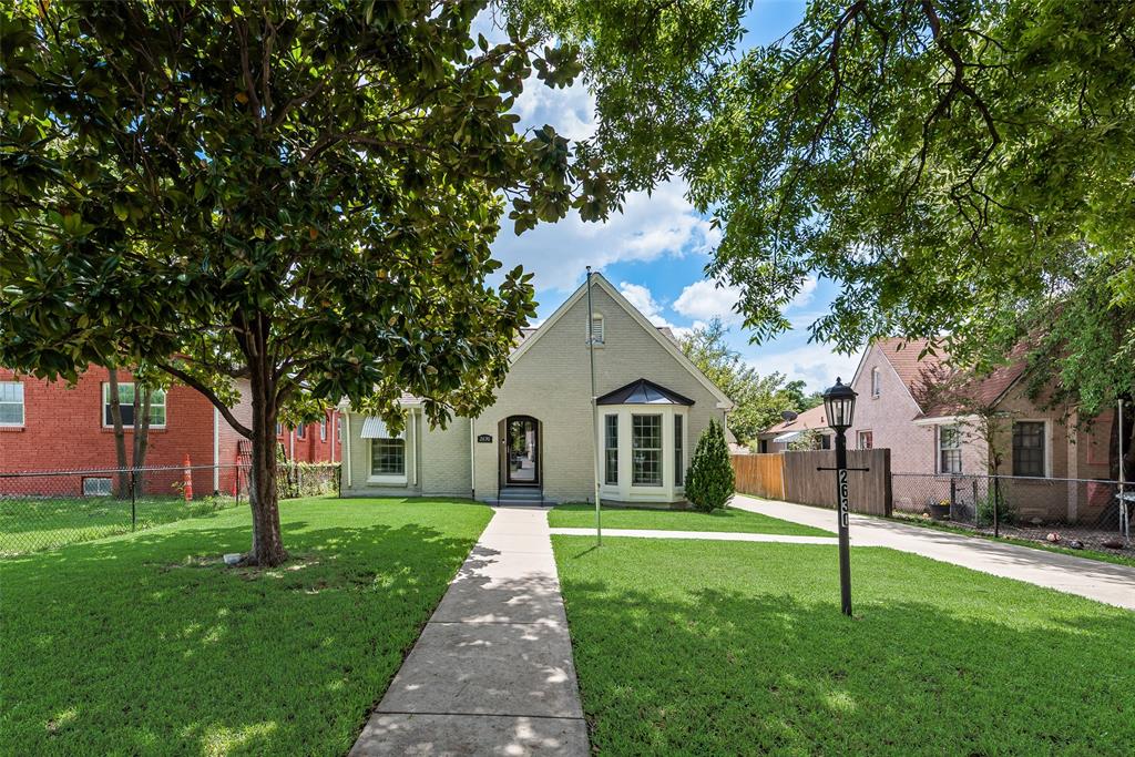 Welcome to 2630 Langdon Ave, a charming 3-bedroom, 1-bath home nestled in a quiet, established Dallas neighborhood just minutes from Love Field Airport. This inviting home offers the perfect blend of comfort, convenience, and character. Inside, you'll appreciate the abundance of natural light streaming through the energy-efficient windows, creating a bright and welcoming atmosphere. Outside, the fully fenced yard provides plenty of space for pets, play, gardening, or entertaining. A detached garage offers secure parking or workshop potential, while the additional storage shed provides extra room for tools, lawn equipment, and seasonal items. Whether you're a first-time homebuyer, investor, or looking to downsize, this property's unbeatable location puts you close to shopping, dining, major highways, and all that Dallas has to offer. Don't miss this opportunity to own a charming home in one of Dallas's most convenient locations!