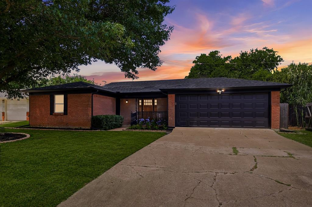 This meticulously maintained 3 bed, 2 bath sits on an oversized lot in a gorgeous, quiet, tree-lined neighborhood — walking distance to Harrison Elementary. Brand new 30-year roof, updated PEX plumbing, new ceiling fans, recessed lighting, updated vents, Nest thermostat, and a tornado shelter bolted to the garage floor. The private backyard is massive with a huge partially covered patio perfect for entertaining. Storage Shed in mint condition, with plots ready for your gardening skills. Oversized frontage with incredible curb appeal with a new showstopper of a front door. The sellers have thought of everything — every system labeled, every manual organized and ready for the next owner. Nothing to do but move in. Homes this dialed in at this price don't last. Come see it! FHA Eligible July 16th.