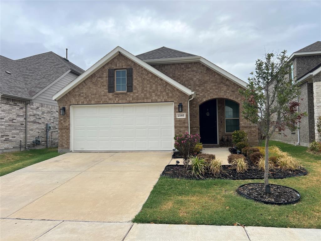 Take pleasure in suburbia life! Explore this modern, 2-bath, 3-bedroom home that is ready to move into and is conveniently located 30 minutes from downtown Dallas. This house has an open floor plan with stylish vinyl flooring and a bright kitchen with lots of cabinets, a stainless steel gas stove, and a granite-topped central island. The living area, which is ideal for social events, is enhanced with custom wall storage and superb lighting, both of which are great for showcasing artwork or priceless pictures. In addition to double basins and a roomy walk-in shower, the main bedroom has a separate walk-in closet. Enjoy tranquil evenings in the backyard, which has a sizable patio and a 6-foot-tall wooden fence. Discover this 2019 only two-owners gem for yourself! Motivated Seller, Bring all offers!