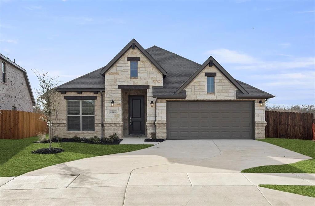 Beautifully maintained 3-bedroom, 2-bath home featuring an open-concept floorplan, soaring ceilings, and modern finishes throughout. The spacious main living area offers abundant natural light and a cozy fireplace, while a second living space provides flexibility for a game room, media room, office, or additional entertaining area.

The kitchen is designed for both function and style with modern steel appliances, a gas range, subway tile backsplash, abundant cabinetry, and a large center island overlooking the living and dining areas.

The private primary suite features a tray ceiling, oversized walk-in closet, dual vanities, garden tub, and separate glass-enclosed shower. Step outside to enjoy the covered patio and expansive backyard backing to a natural area with no immediate rear neighbors, offering added privacy and peaceful views.

Conveniently located near schools, shopping, dining, and major highways. Tenant occupied through July 31, 2026. Also available for lease.
