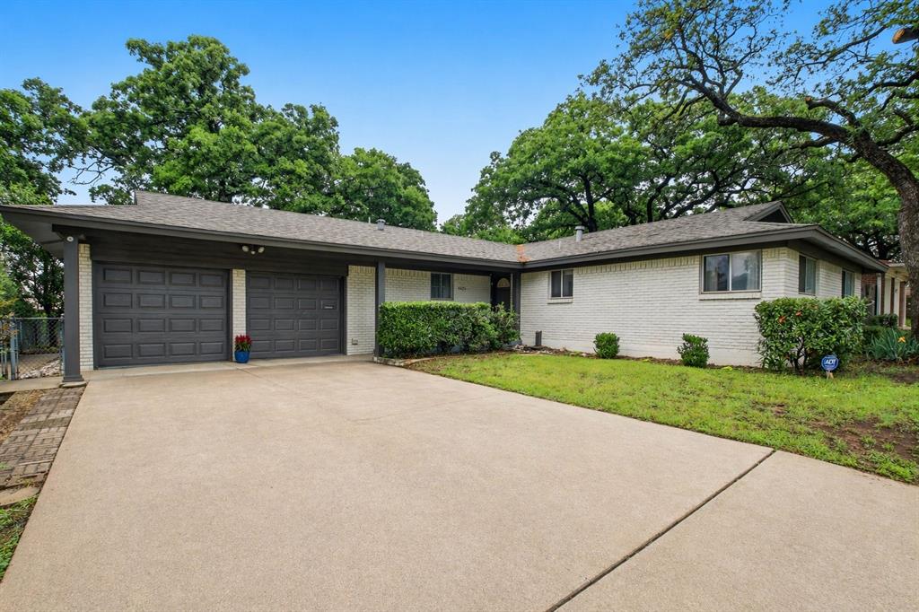 Welcome to this beautifully updated 3-bedroom, 2-bath home in the established Brentwood-Oak Hills neighborhood of Fort Worth. Built in 1958, this charming residence combines classic character with stylish modern updates, offering move-in-ready comfort in a convenient location. Inside, you’ll find fresh interior paint, updated flooring, remodeled cabinetry, and gorgeous granite countertops that bring a fresh, contemporary feel to the home while preserving its original charm. The functional layout provides comfortable living spaces ideal for both relaxing and entertaining. Step outside to enjoy the spacious backyard shaded by mature trees, creating the perfect setting for gatherings, pets, or gardening. An oversized storage building offers excellent extra space for tools, hobbies, or outdoor equipment. Located just minutes from downtown Fort Worth, this home offers easy access to some of the city’s best dining, shopping, and entertainment. Enjoy nearby local favorites, explore the historic Fort Worth Stockyards, catch a show at Bass Performance Hall, or spend the day in the heart of downtown at Sundance Square. With quick access to major highways, commuting and enjoying all that Fort Worth has to offer is a breeze. This beautifully refreshed home delivers the perfect combination of modern updates, outdoor space, and prime location—an incredible opportunity you don’t want to miss! QUALIFIED BUYERS may be eligible for lender-paid closing cost assistance through a participating lender. Incentive availability, loan approval, and program terms apply. Contact listing agent for additional details.