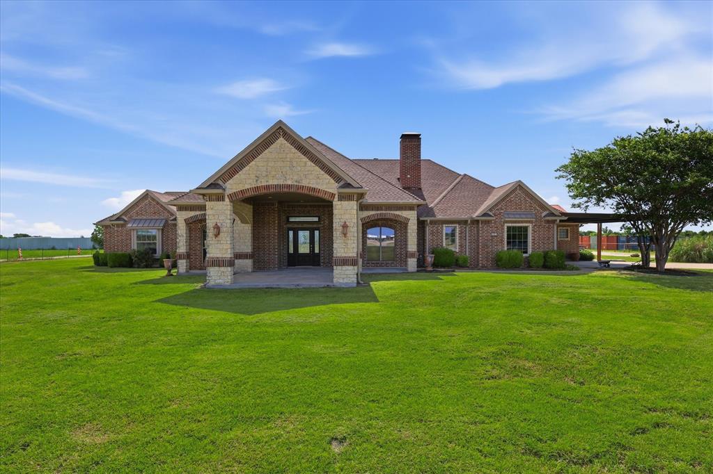 PRICED TO SELL. Nestled on 7 BEAUTIFUL ACRES, this versatile home offers 3,606 square feet of living space with endless possibilities. The main residence features 3 bedrooms, 3 full baths, and a dedicated home office. A convenient half bath with exterior access is ideal for guests and outdoor entertaining. Recent updates include an upgraded HVAC system, and electrical service is already in place for future pool installation. Enjoy outdoor living on the large covered patio overlooking the spacious backyard. As you walk further towards the backyard, you'll be greeted by a pond with surrounding trees. This beauty is well-equipped for hobby farming, livestock, or business use, featuring a 60'x 60' barn with electricity, water, mechanic lift, and a second floor that could be used as a game room for leisure, with a second 30' x 30' metal building with electricity, water, livestock pens, and a 12' x 15' storage shed. With a rare combination of comfortable living space, extensive improvements, functional acreage, this property offers exceptional flexibility for a variety of lifestyles. Located 15 minutes from Downtown Rockwall and 12 minutes to Lake Ray Hubbard and Lake Lavon. Easy access to local and food chain dining and shopping.