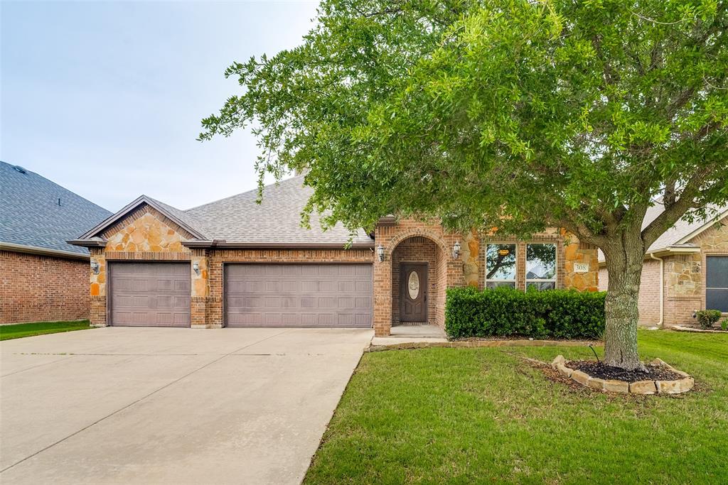 SELLER IS WILLING TO GIVE THE BUYER A $5000 CONCESSION WITH FULL PRICE OFFER. Welcome to this beautiful home in Burleson! This stunning one-story residence offers nearly 2,400 square feet of thoughtfully designed living space, featuring four bedrooms and three full bathrooms.

Upon entry, you’re greeted by two spacious bedrooms connected by a shared full bath—perfect for family or guests. Continue into the expansive open-concept living area, ideal for entertaining, which flows seamlessly into the kitchen. The kitchen is a true centerpiece, boasting granite countertops, abundant cabinet storage, a large pantry, and a wonderful center island.

Just off the living room, you’ll find a conveniently located full bath alongside the versatile fourth bedroom—perfect as a guest suite or home office. Privately situated on the opposite side of the home, the primary suite offers a relaxing retreat with a large walk-in shower, dual sink vanity, and spacious walk-in closet. A standout feature is the direct access from the primary closet to the laundry room for added convenience.

Step outside from the breakfast area to enjoy a beautifully designed stamped concrete covered patio with a pergola—perfect for outdoor gatherings or quiet evenings at home.

Additional highlights include a three-car garage with durable epoxy flooring, an upgraded 5-ton HVAC system with all-new ductwork, and a brand-new roof installed in 2026.

Meticulously maintained and truly move-in ready, this home is waiting for you. Schedule your private tour today!