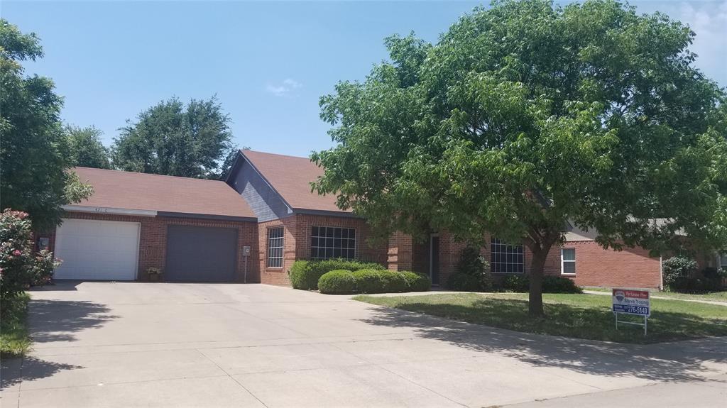 Simply a wonderful place to live. Quiet, peaceful age 55 and older community within minutes from Bailey Lake and Park that boasts of an 8-acre lake with Fishing, Nature trail, Picnic Area, and Walking Trails. This home is exceptionally light & bright with well-placed windows and a flowing floor plan. The living room has a nice built-in shelving, an oversized 1 car garage, approx. 21x13, & wider doors and hallway, lower cabinetry, etc. to help accommodate any folks with disabilities. The backyard backs up to a nature greenbelt area. The home comes complete with a fridge, washer, and dryer! Approx. 1 mi. to Hwy 174 & 2 mi. to I35.