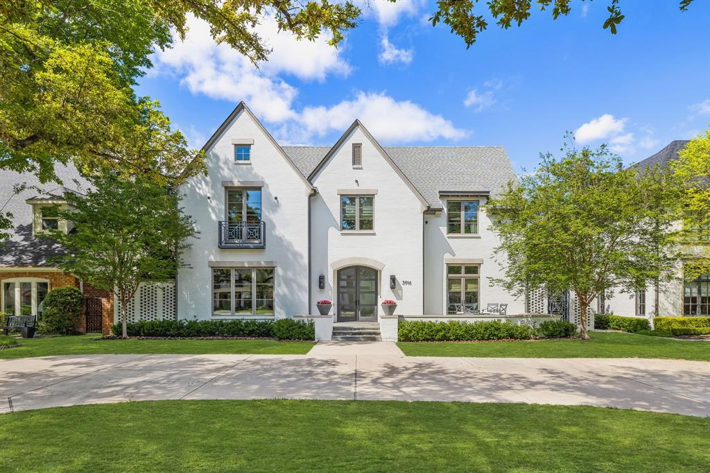 Wonderful custom built home with discriminating taste!  Located in the fairway of University Park, steps from Hyer Elementary, fine shops and dining.  Situated on a 70 x 150 lot with mature trees. NOTE that 5th bedrm has private bath and could be game rm.  Light filled entry, leads guests past elegant formals to wet bar and large family room that opens to Chef's kitchen with 2 islands of quartzite counters & cozy breakfast room with wbfp. Custom cabinetry provides ample storage. Upstairs landing provides office and sitting area. Primary suite with vaulted ceilings boasts coffee bar, spa like bath, his and her WIC, private connection to 4th bedrm or excercise rm. There is basement wine cellar that is fun for parties and is also is designed as a FEMA grade tornado shelter. Stack closets designed for future ELEVATOR.  Back patio has electric screens, TV, wbfp, and blt in grill. Refreshing pool surrounded by turf lawn. Bright, airy, perfect for entertaining in the heart of University Park.