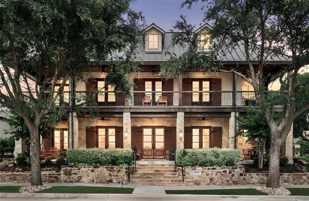 Luxury living at its finest in the prestigious TPC Craig Ranch community! Perfectly positioned on a desirable corner lot overlooking the golf course, this exceptional home offers breathtaking views from your private balcony and a stunning wraparound stone porch. A grand entry welcomes you with a travertine staircase, soaring beamed ceilings, and a spacious private study. Designed for both entertaining and everyday living, the chef’s kitchen features a commercial-grade range and vent, convection oven, oversized island, and premium appliances. The expansive dining room is ideal for hosting memorable gatherings, while the versatile first-floor media room boasts a fireplace, wet bar, and wine fridge, creating the perfect space for entertaining or a private retreat. The oversized primary suite is a true sanctuary, highlighted by a see-through fireplace, spa-inspired bath with separate vanities, and a custom-designed closet system. Each secondary bedroom includes its own en suite bath, providing comfort and privacy for family and guests. Upstairs, the spacious recreation room features an additional wet bar and wine fridge, offering even more space for entertaining and relaxation.
Notable updates include a Crestron Control System, Viking refrigerator, dishwasher, and garage-attic lift with remote. The spacious three-car garage features an EV charger and durable epoxy flooring. Located within highly acclaimed Frisco ISD, this remarkable home seamlessly blends luxury, technology, and unparalleled golf course living into one extraordinary package.