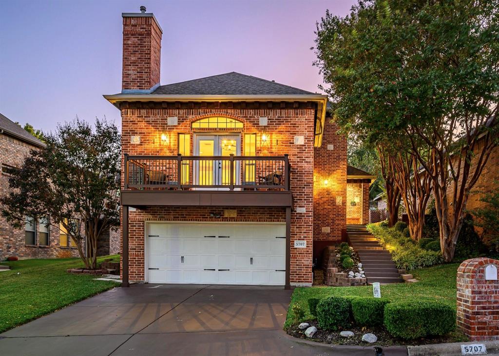 Chandlers Landing Stunner! Beautifully updated home located in Rockwall’s sought after Lakeside Gated Community. The Large Living Room is open to the kitchen, a perfect space for entertaining. Balcony offers a unique outdoor living space. The main level also features the dining room, office or secondary living, and primary suite. Secluded oversized primary bedroom has access to the backyard and the spa inspired primary bath with ample walk-in closet space. Upstairs the secondary bedrooms share a Jack and Jill Bath, both with walk in closets and the landing features a large storage closet. The Laundry is on the lower level with storage closet. The garage is a finished space with wall unit for Heat and AC, garage is not included in the square footage. The property backs to one of Chandler’s gorgeous greenbelts and the terraced backyard highlights a lovely patio. This beautifully situated property in the heart of Rockwall, offers comfort, functionality, and excellent access to local amenities. This well-maintained residence features a spacious and flexible floor plan designed for today’s lifestyle, with generous living areas and abundant natural light throughout. Enjoy outdoor living with a private backyard—perfect for relaxing, gardening, or future customization. Conveniently located near shopping, dining, parks, and major roadways, this home combines suburban tranquility with everyday convenience. A wonderful opportunity to own in a desirable Rockwall neighborhood—schedule your showing today!