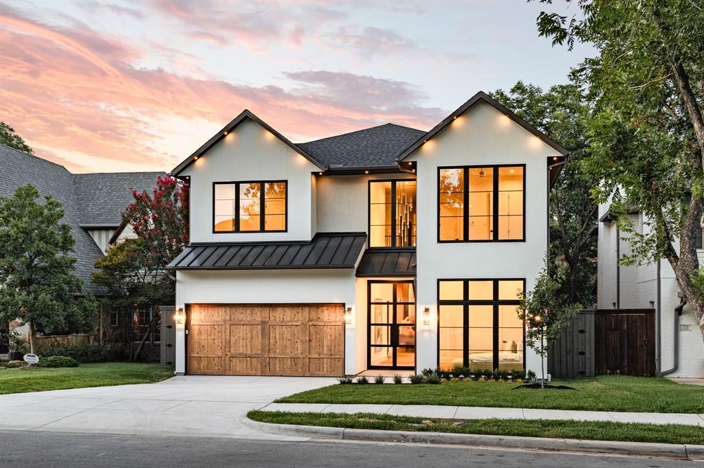 7119 Coronado Avenue is an exercise in timeless transitional design, where modern architecture is balanced by warmth, craftsmanship, and an unmistakable sense of comfort. Every detail was chosen with intention. Clean lines and light-filled spaces are softened by warm woods, exquisite marble, and a rich, earthy palette, creating interiors that feel sophisticated, inviting, and effortlessly livable.

The chef's kitchen pairs striking design with professional-grade performance, featuring a 60-inch Thermador refrigerator, 48-inch Thermador range, oversized vent hood, custom cabinetry, and an oversized island. A fully equipped prep kitchen with a second oven and dishwasher makes entertaining seamless. Arabescato Vagli marble flows from the kitchen to the living room fireplace, while the dining room showcases custom built-ins perfect for wine, art, or treasured collections.

The thoughtfully designed floor plan offers the rare combination of a first-floor primary suite, secondary ensuite bedroom, and private office. Upstairs, a spacious loft leads to a true media room with a dramatic dropped ceiling and moody finishes. Two laundry rooms, one on each level, add everyday convenience.

With 5 bedrooms, 5 full baths, and 2 powder baths, the home leaves little to be desired. Smart lighting, CAT5 pre-wiring, and integrated technology complement the covered outdoor living area with a second fireplace.

Located on one of Lakewood's coveted C Streets, just moments from White Rock Lake, highly rated schools, and the neighborhood's celebrated restaurants and boutiques, 7119 Coronado Avenue is a rare expression of thoughtful craftsmanship, exceptional materials, and timeless design.