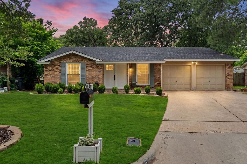 North-facing and nestled on a quiet, tree-lined street, this charming Arlington home offers the perfect blend of comfort and character. Step inside to find spacious living areas, updated flooring, abundant natural light, and a warm, inviting atmosphere that’s perfect for everyday living and entertaining. Recent improvements include a 2-year-old roof, updated HVAC system, energy-efficient windows, a newer water heater, and updated flooring throughout much of the home—providing peace of mind for years to come. Mature trees enhance the curb appeal and create a welcoming setting, while the established neighborhood offers convenient access to parks, shopping, dining, and major highways. Plus, you’re just minutes from AT&T Stadium, home of the Dallas Cowboys, and Globe Life Field, home of the Texas Rangers, putting some of North Texas’ premier sports, entertainment, dining, and event destinations right at your doorstep. Whether you’re a first-time buyer, downsizing, or looking for a great Arlington location, this move-in ready home is one you won’t want to miss. Schedule your showing today!