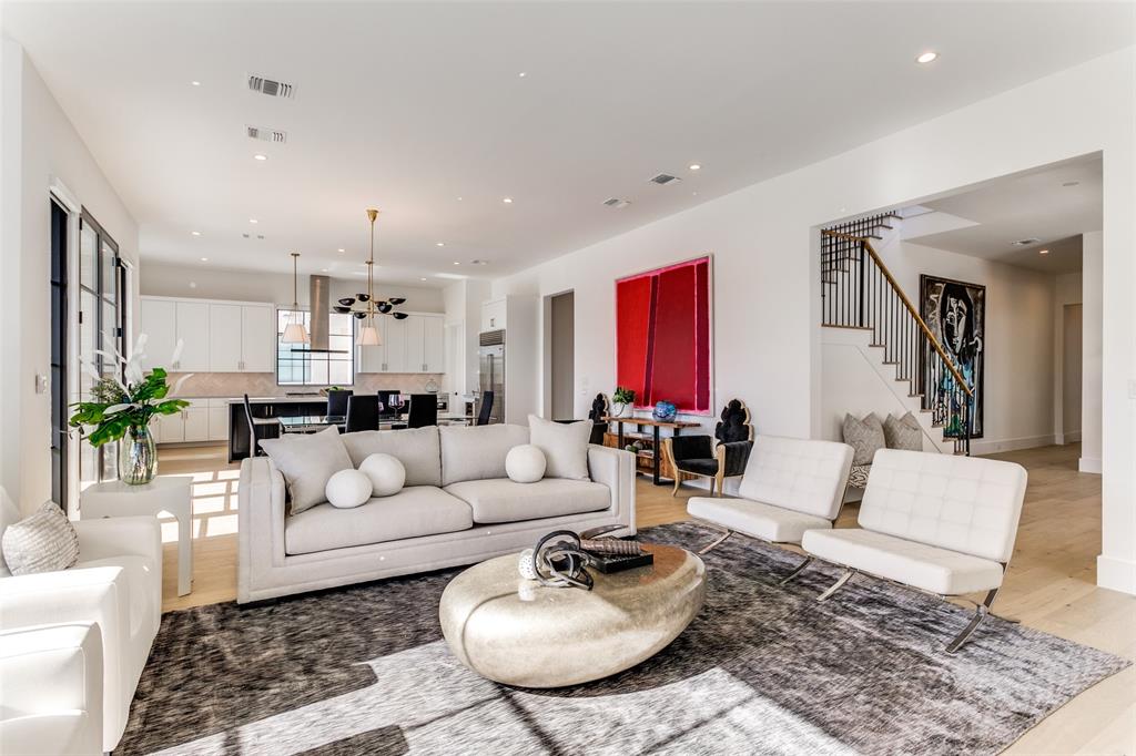 Luxury Living in Prime Preston Hollow Village - Exquisite 4 Bed, 4.5 Bath New Construction! This stunning residence offers 4,125 sqft of bright, light living, nestled in the highly sought-after Preston Hollow Village. A true gem, this property boasts a premier location, with walkability to an array of shops and restaurants, providing conveience. The heart of the home is an entertainer's delight with both an indoor and outdoor fireplace, perfect for creating memorable moments with family and friends year-round. All downstairs windows are equipped with electric shades. The kitchen is complete with Wolf & SubZero appliance and maximized cabinet storage to all your kitchen gadgets. The spacious primary suite features dual-vanity sinks, a luxurious tub and spacious closet with built-ins. Three additional bedrooms, each with an ensuite bath adjoin a flex-space, perfect for the whole family! Don't miss the opportunity to call this prestigious address your own.